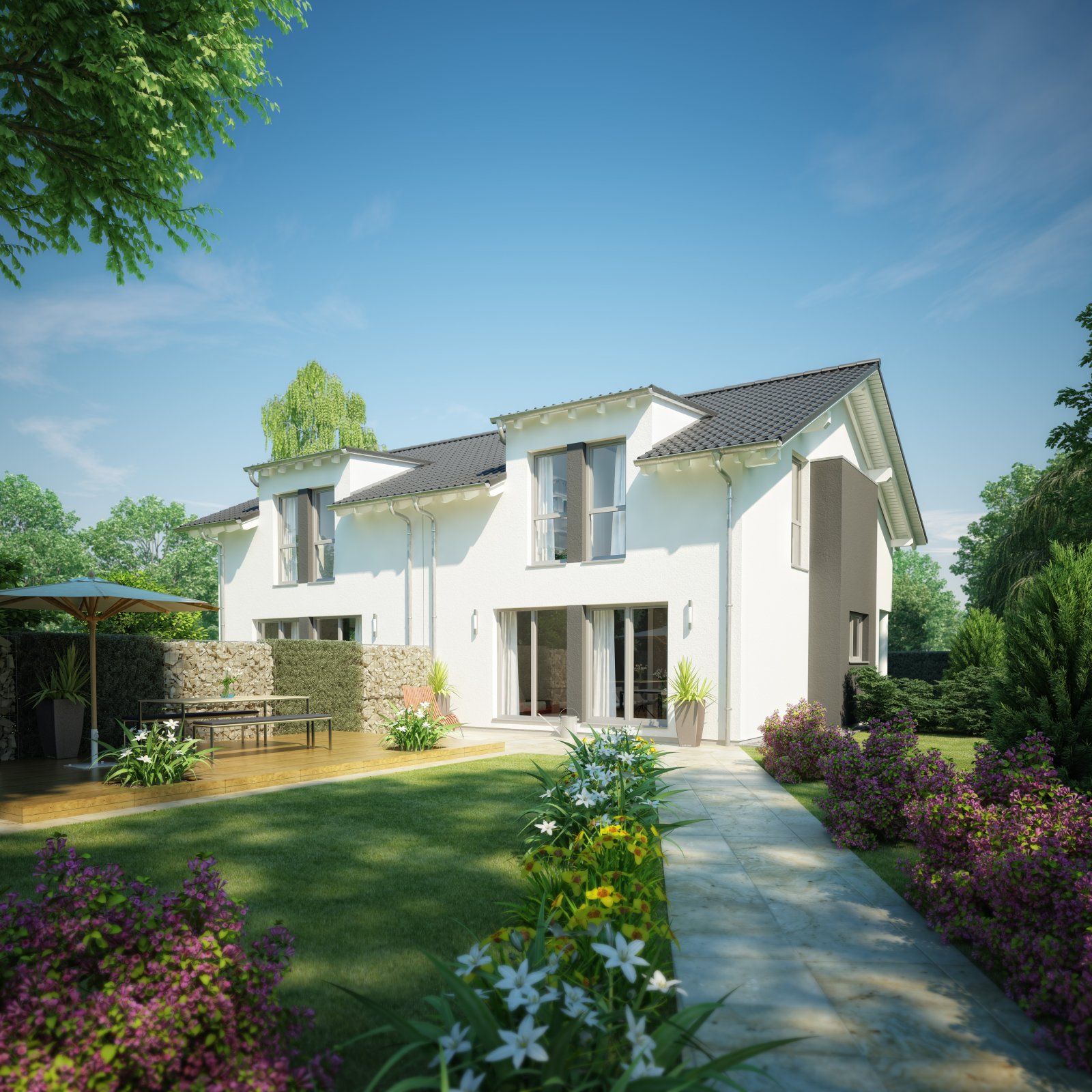Bien-Zenker Neubau als Doppelhaus - Ihr individuelles Traumhaus in Ubstadt-Weiher
