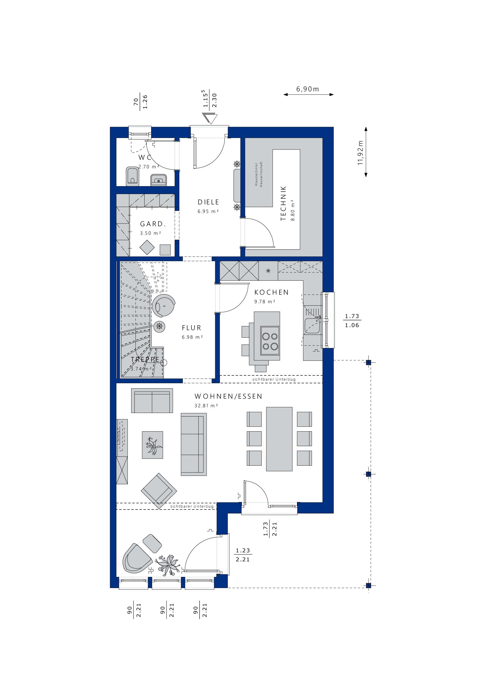 Grundriss EG