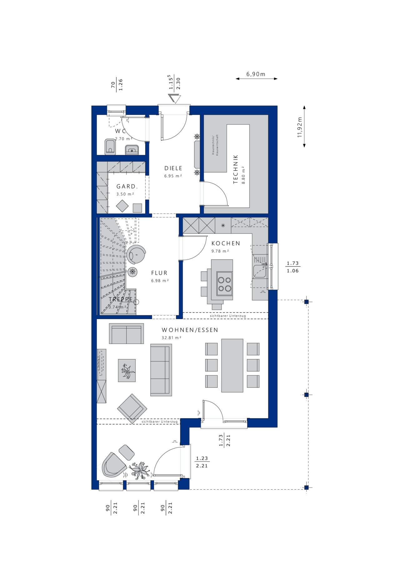 Grundriss EG